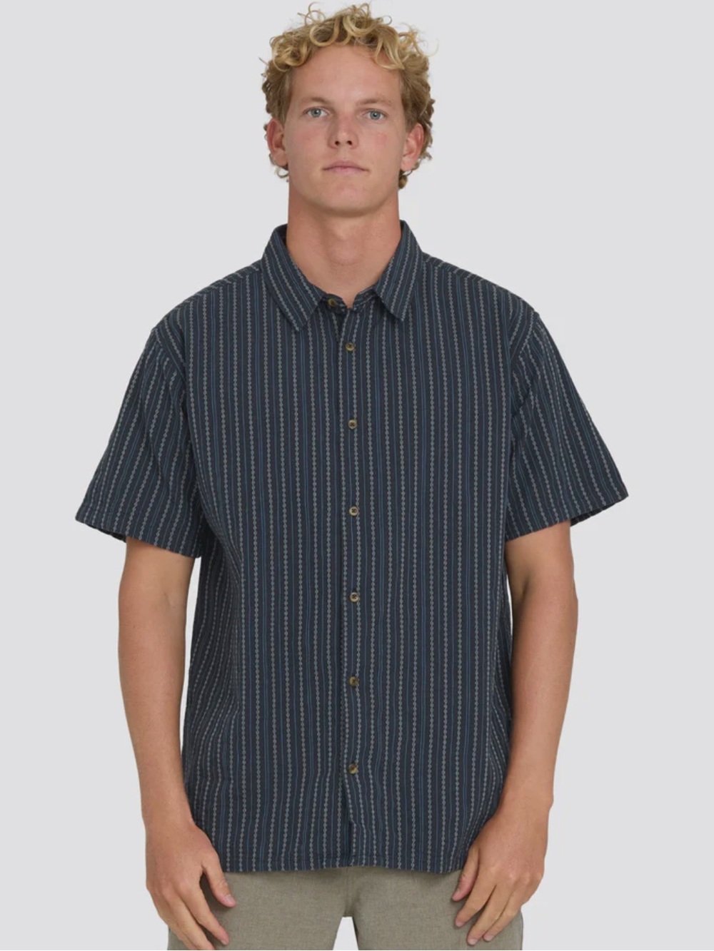 Billabong Garage Sandon Jacquard Short Sleeve Woven Shirt